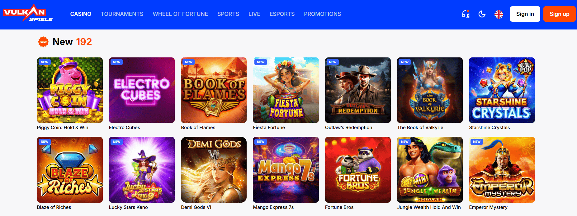 Vulkan Spiele kasyno